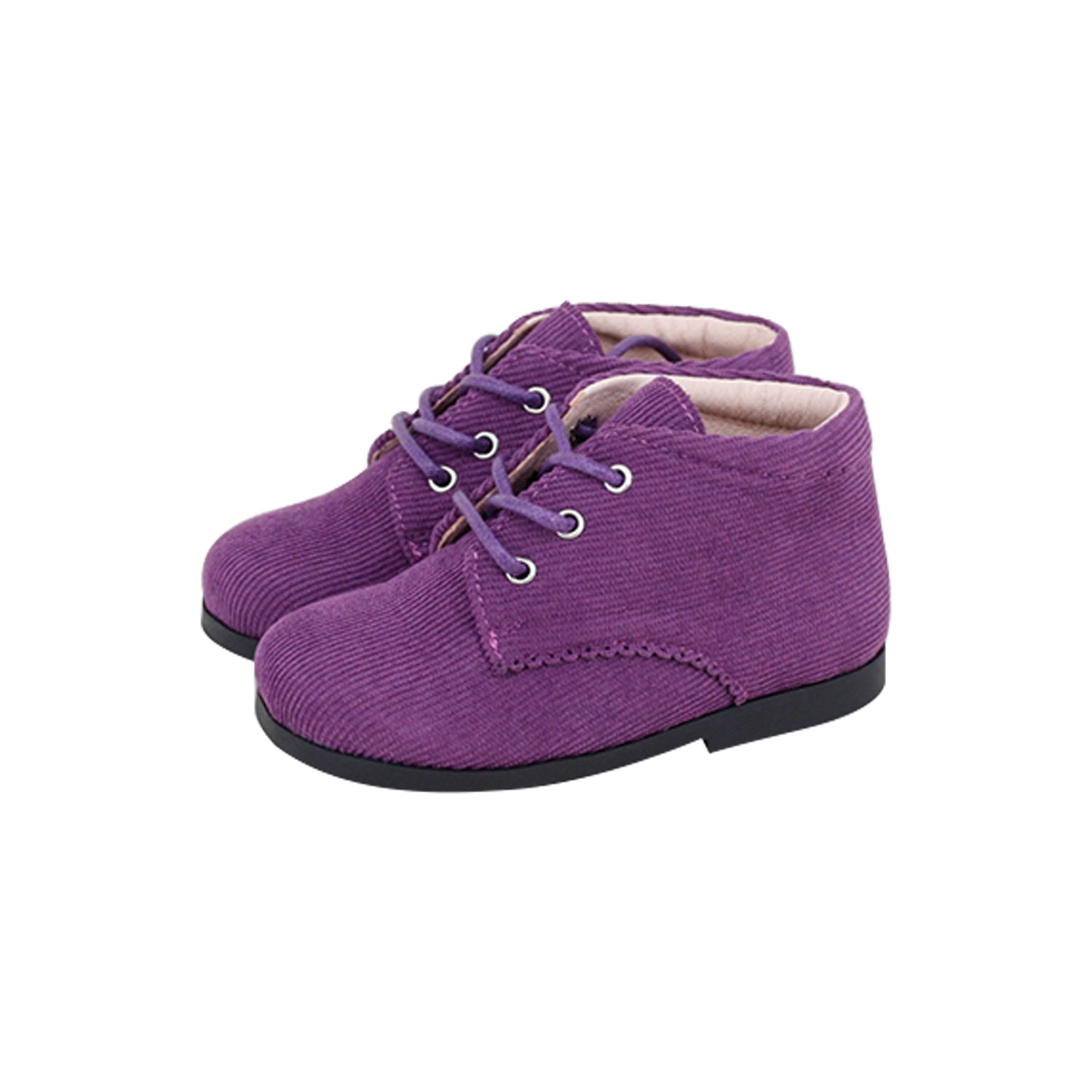 Model 1 Purple Corduroy Ribbed High-top