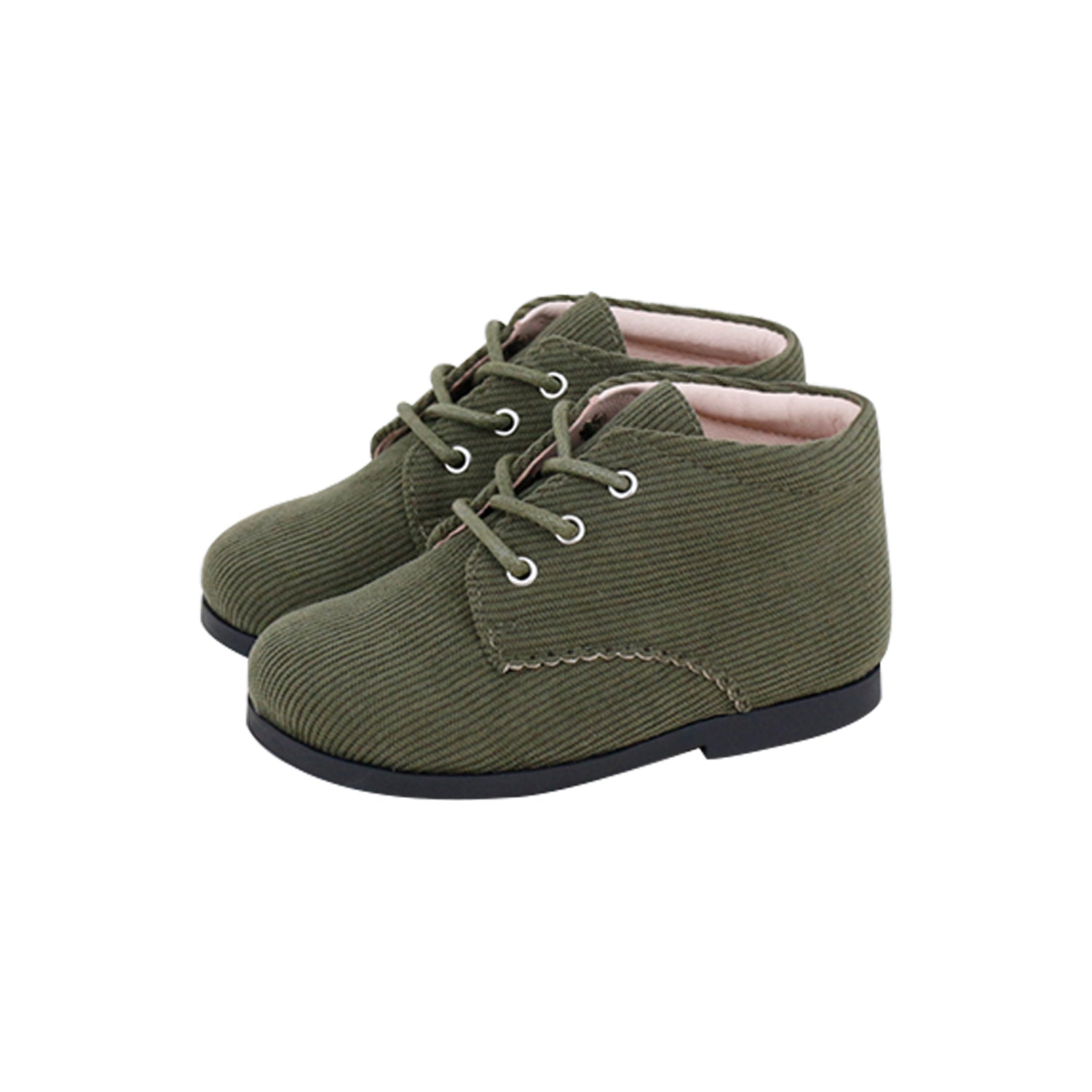 Model 1 Green Corduroy Ribbed High-top