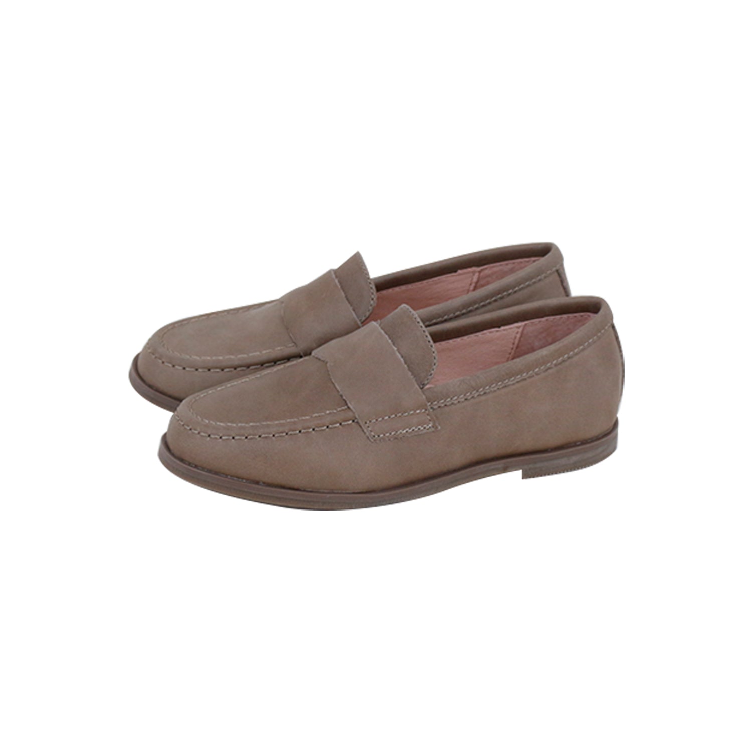 Model B1 Brown Waxed Slip-on Loafer