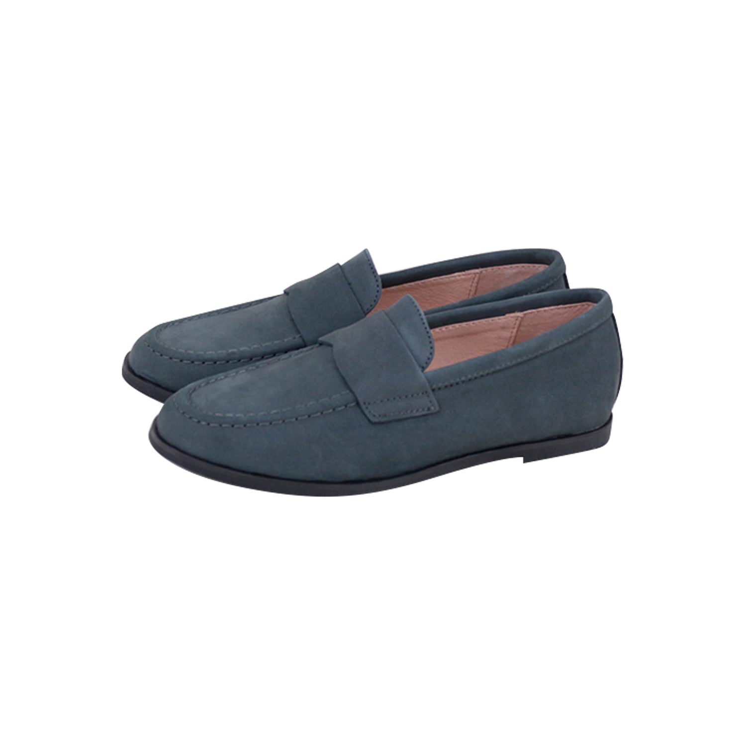 Model B1 Dark Gray Nubuck Slip-on Loafer