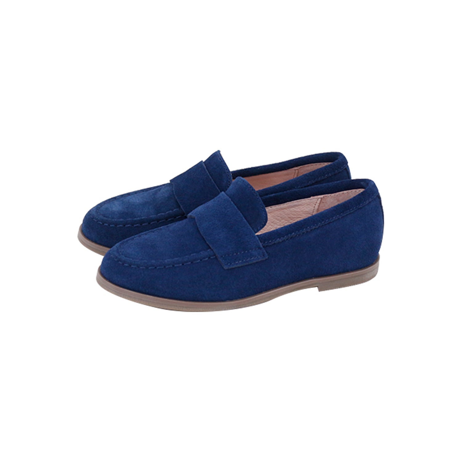 Model B1 Navy Suede Slip-on Loafer