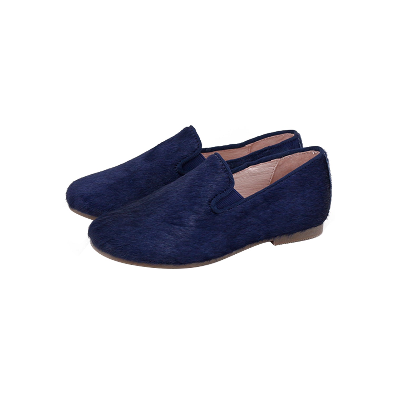 Model B4  Navy Horse Hair Classic Slip-on