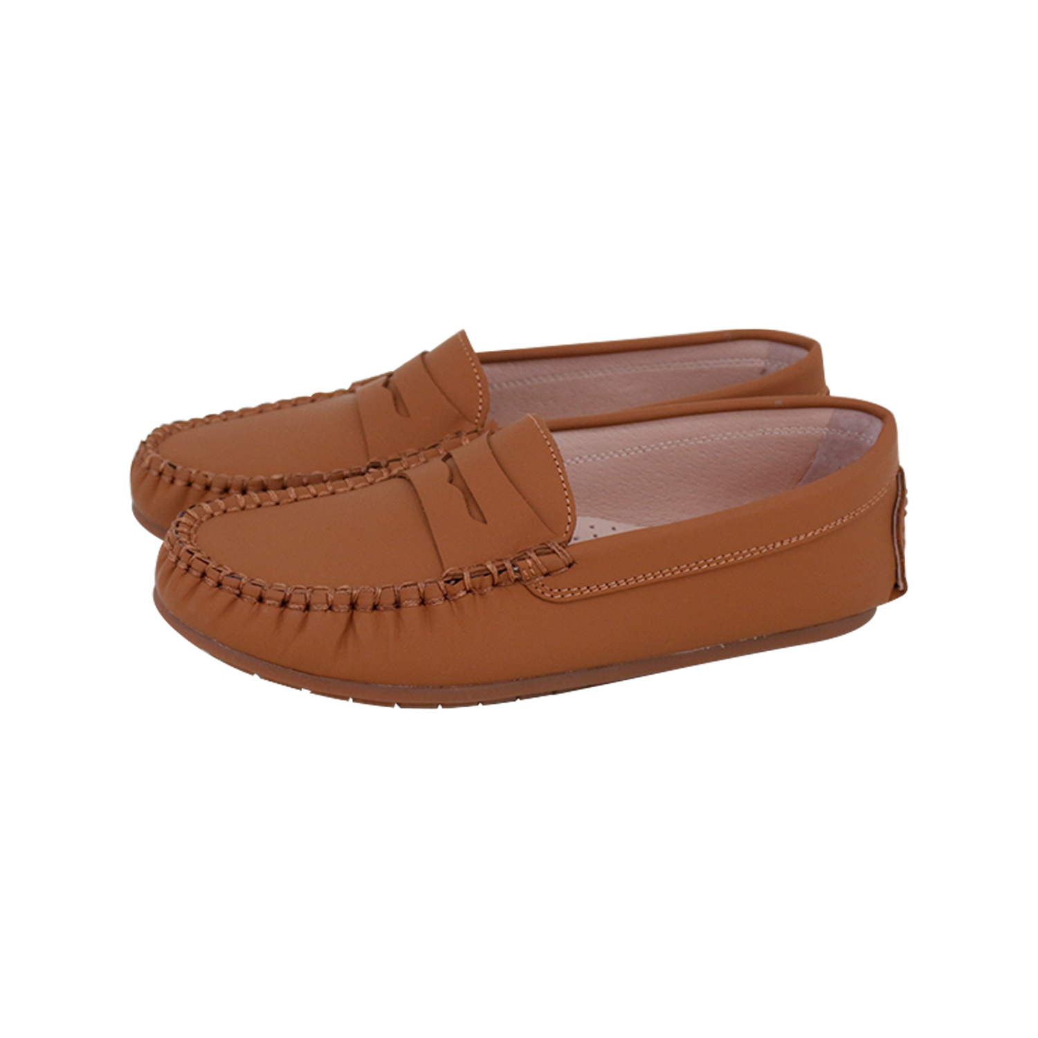Luggage Silky Leather Penny Loafer