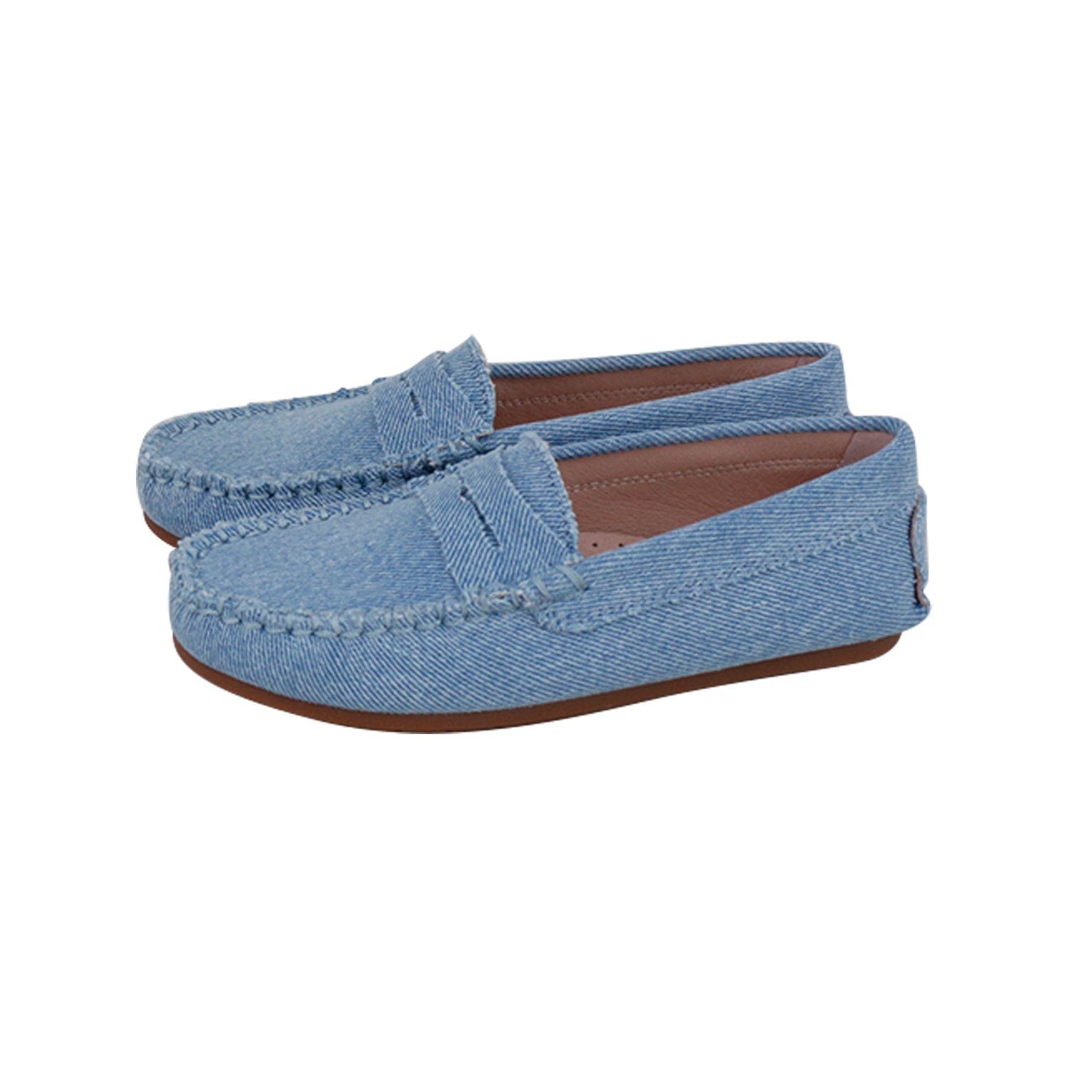Blue Denim 1 Fabric Penny Loafer