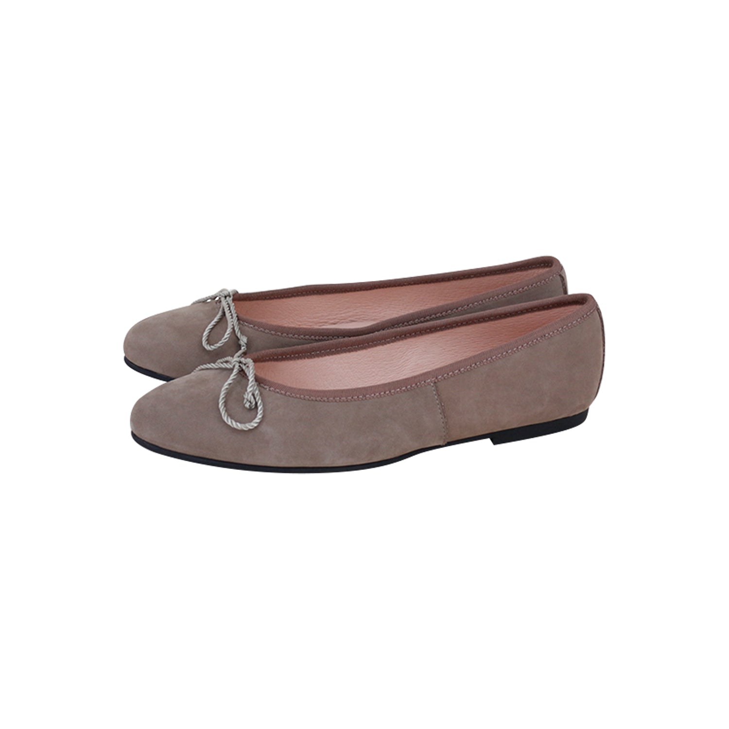 Model K Beige Nubuck Ballet Flat