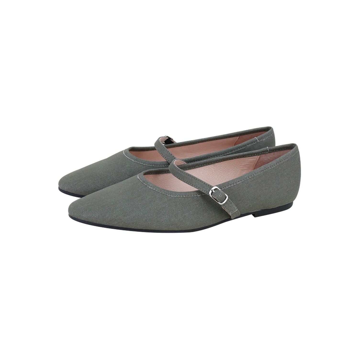 Model L1 Green Denim Buckle Strap