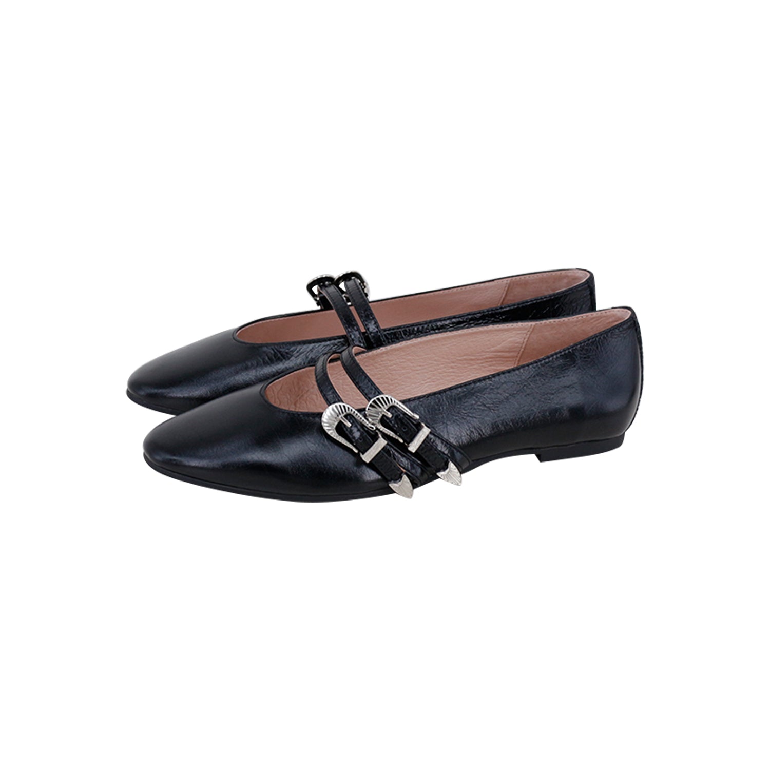 Model L2 Black Waxed Double Buckle