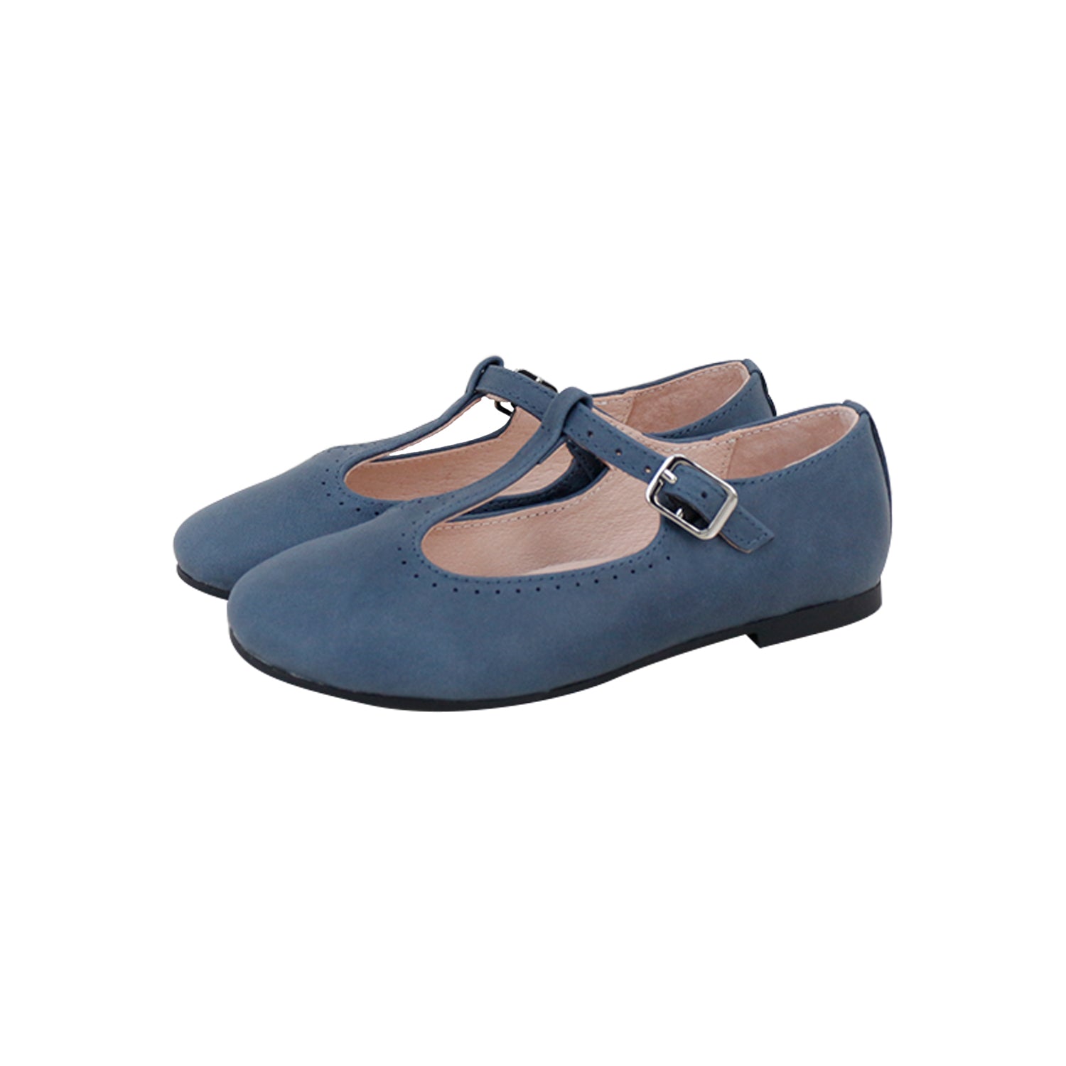 Model T Navy Waxed T-Strap