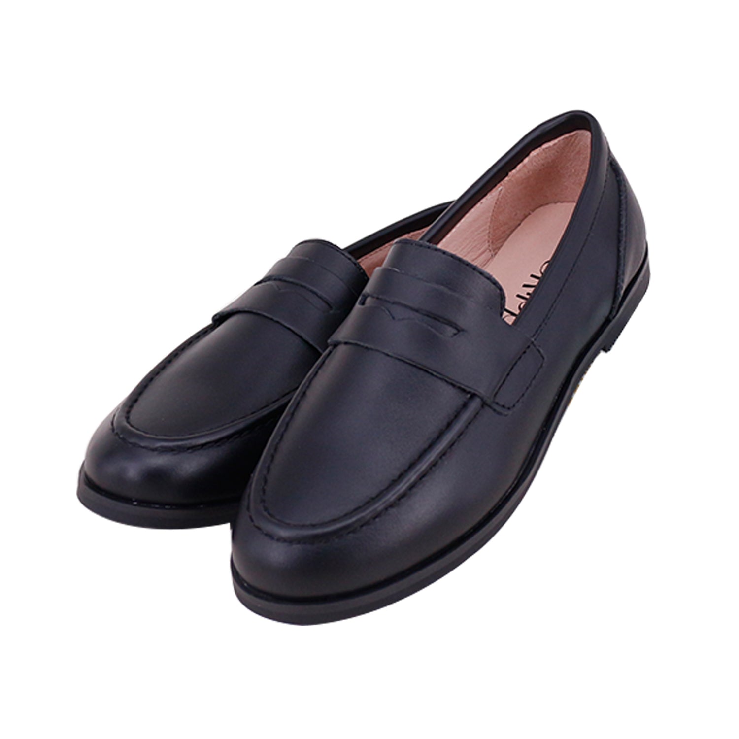 Black Leather Loafer