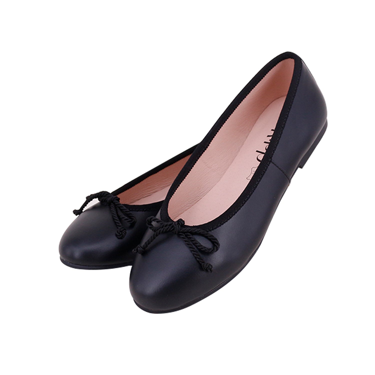 Ballet Flat Leather Black